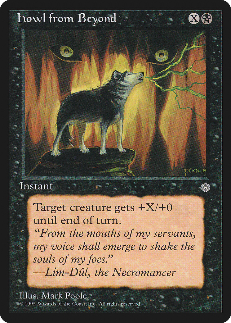 Howl from Beyond (ICE-132) [Ice Age] MTG Single Wizards of the Coast