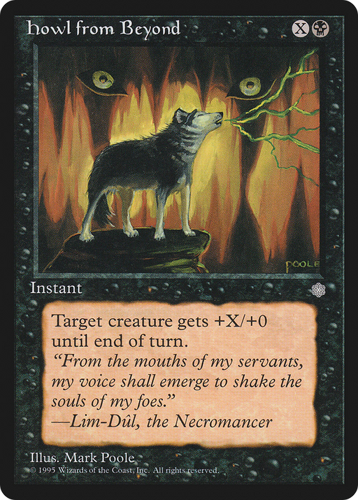 Howl from Beyond (ICE-132) [Ice Age] MTG Single Wizards of the Coast