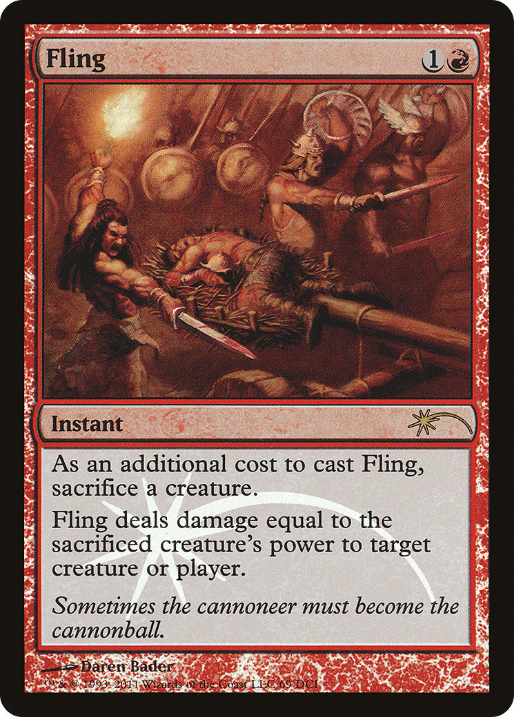 Fling (WPN-069) [Misc] DCI Promos Foil MTG Single Wizards of the Coast