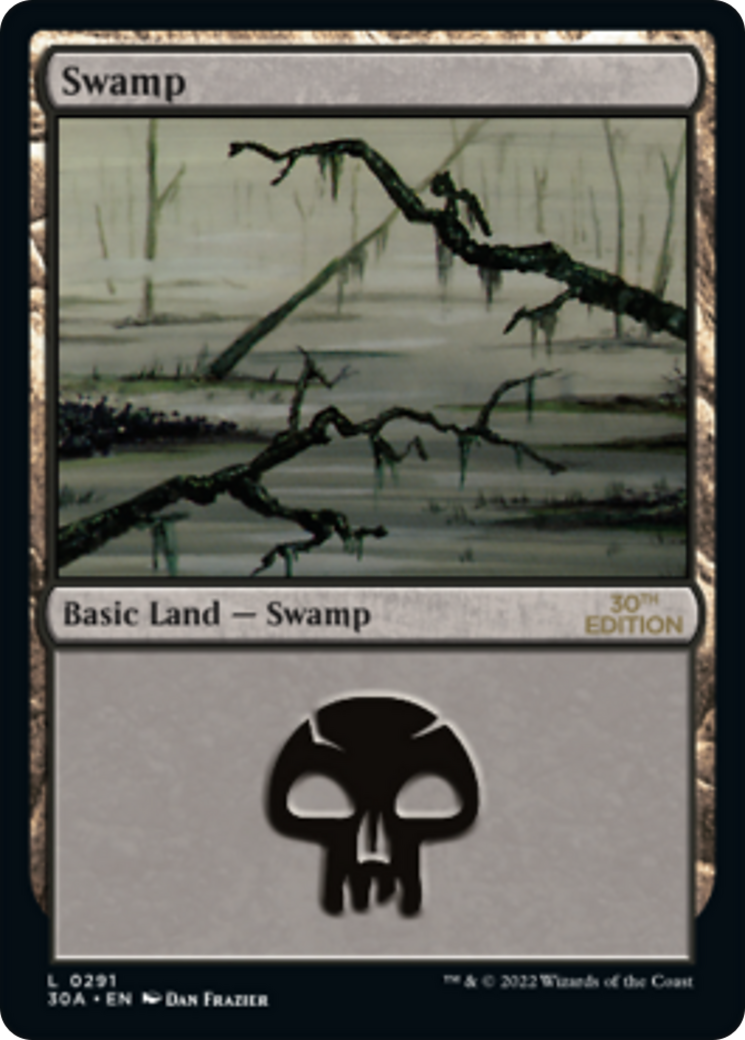 Swamp (30A-291) [30th Anniversary Edition] MTG Single Wizards of the Coast