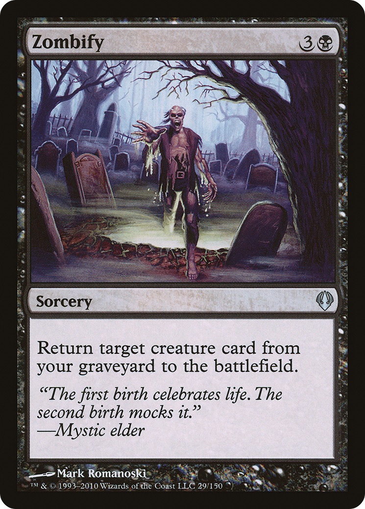 Zombify (ARC-029) [Misc] Archenemy MTG Single Wizards of the Coast