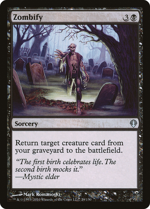 Zombify (ARC-029) [Misc] Archenemy MTG Single Wizards of the Coast