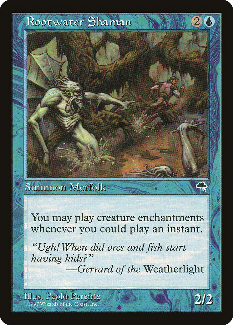 Rootwater Shaman (TMP-084) [Tempest] MTG Single Wizards of the Coast