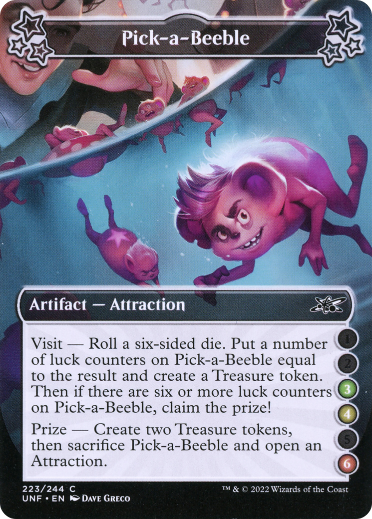 Pick-a-Beeble (UNF-223D) [Unfinity] Foil MTG Single Wizards of the Coast