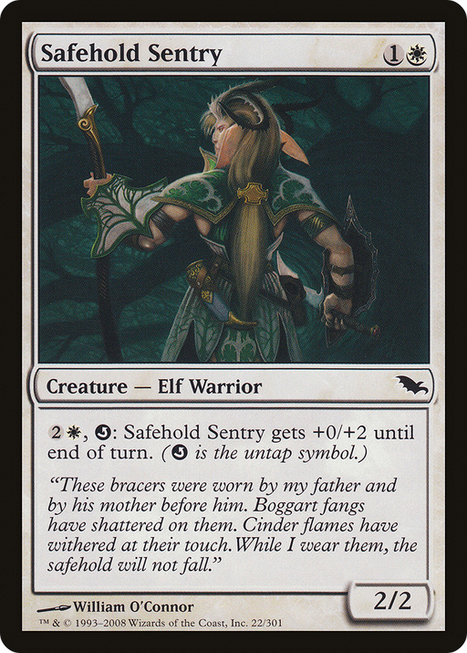 Safehold Sentry (SHM-022) [Shadowmoor] Foil MTG Single Wizards of the Coast
