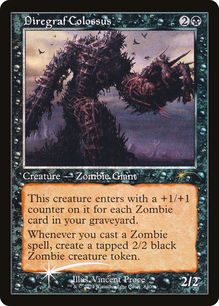 Diregraf Colossus (SLD-840) [Secret Lair] Drop Foil MTG Single Wizards of the Coast