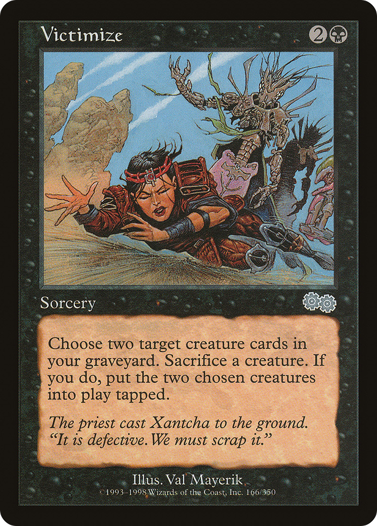 Victimize (USG-166) [Urza's Saga] MTG Single Wizards of the Coast
