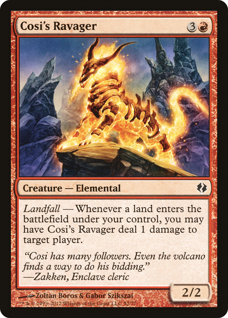 Cosi's Ravager (DDI-052) [Misc] Duel Decks: Venser vs. Koth MTG Single Wizards of the Coast