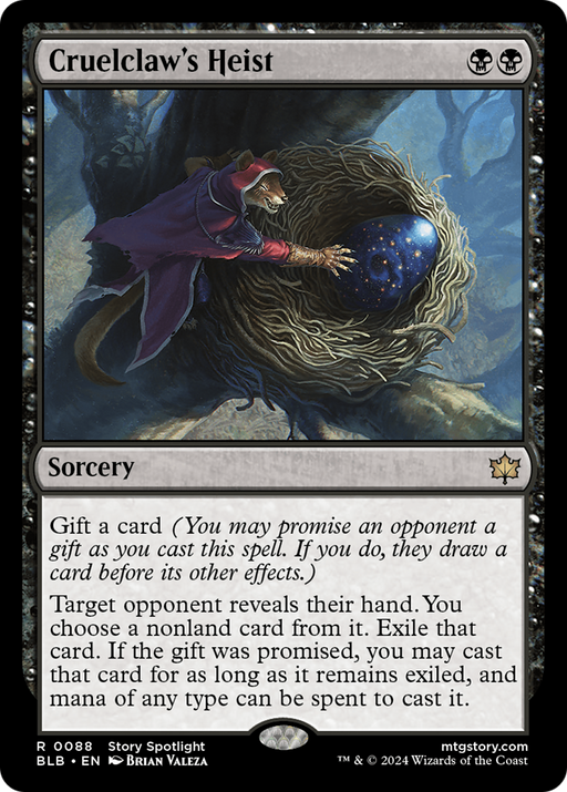 Cruelclaw's Heist (BLB-088) [Bloomburrow] MTG Single Wizards of the Coast