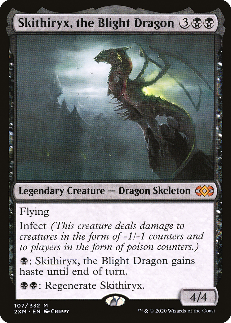 Skithiryx, the Blight Dragon (2XM-107) [Double Masters] MTG Single Wizards of the Coast