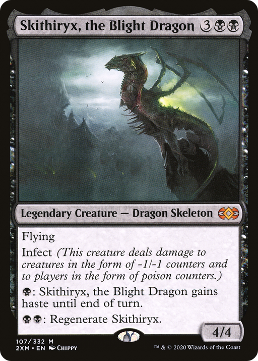 Skithiryx, the Blight Dragon (2XM-107) [Double Masters] MTG Single Wizards of the Coast