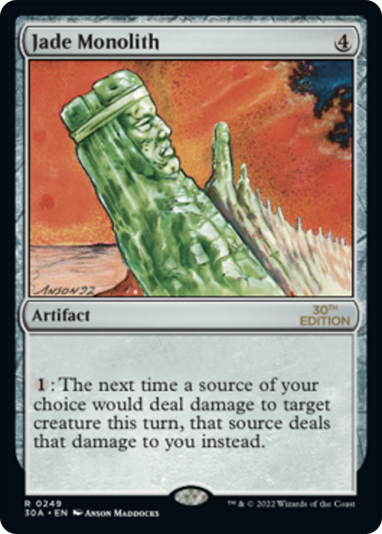 Jade Monolith (30A-249) [30th Anniversary Edition] MTG Single Wizards of the Coast