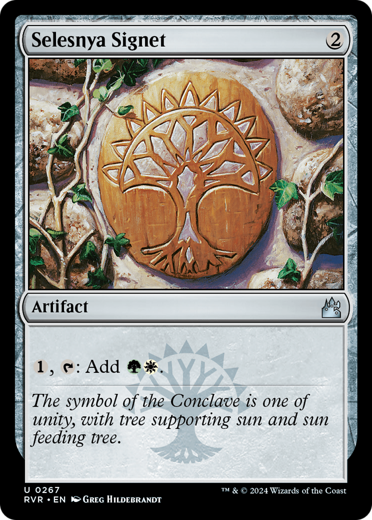 Selesnya Signet (RVR-267) [Ravnica Remastered] Foil MTG Single Wizards of the Coast