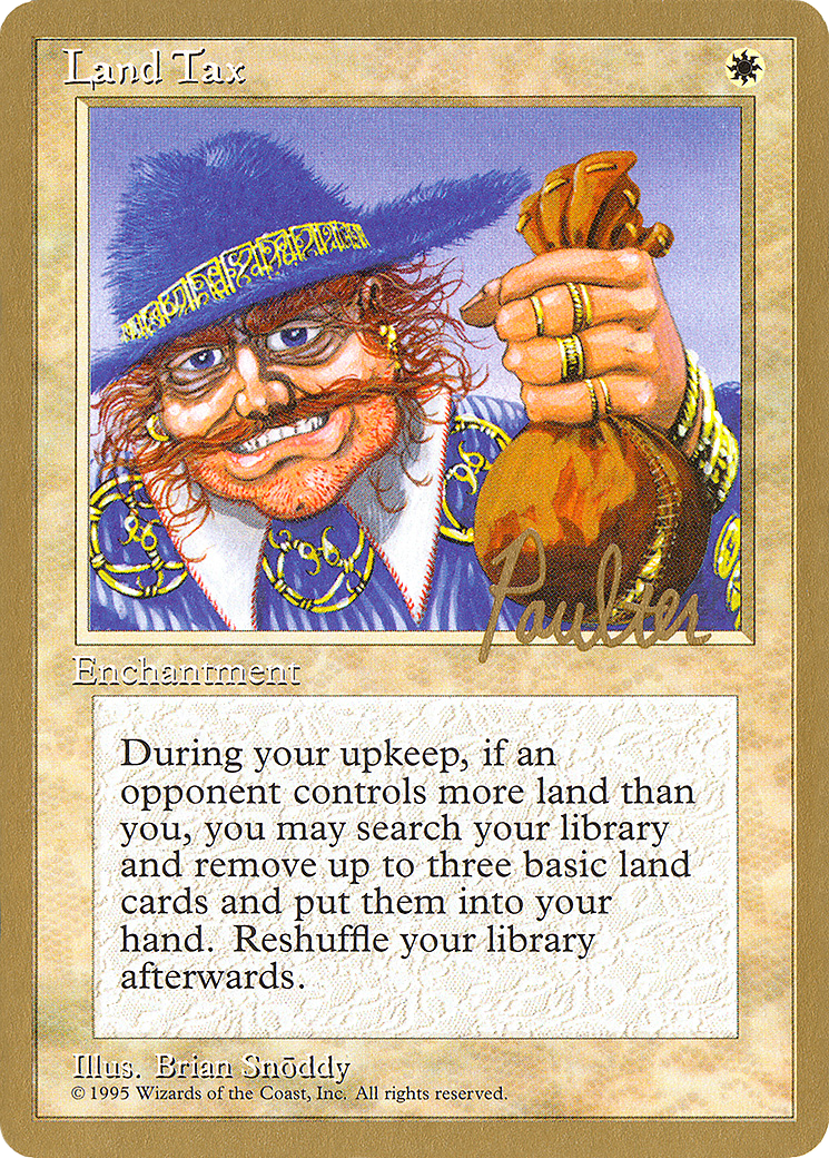 Land Tax (WCD-PP34) [Misc] Pro Tour Collector Set MTG Single Wizards of the Coast