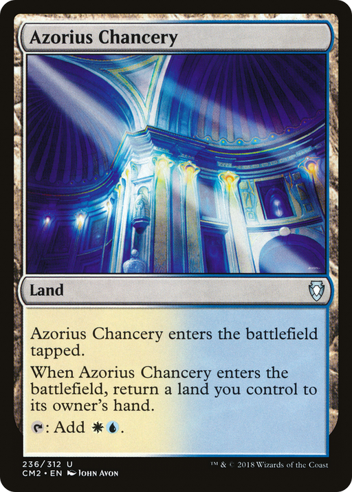 Azorius Chancery (CM2-236) [Commander Anthology Volume II] MTG Single Wizards of the Coast