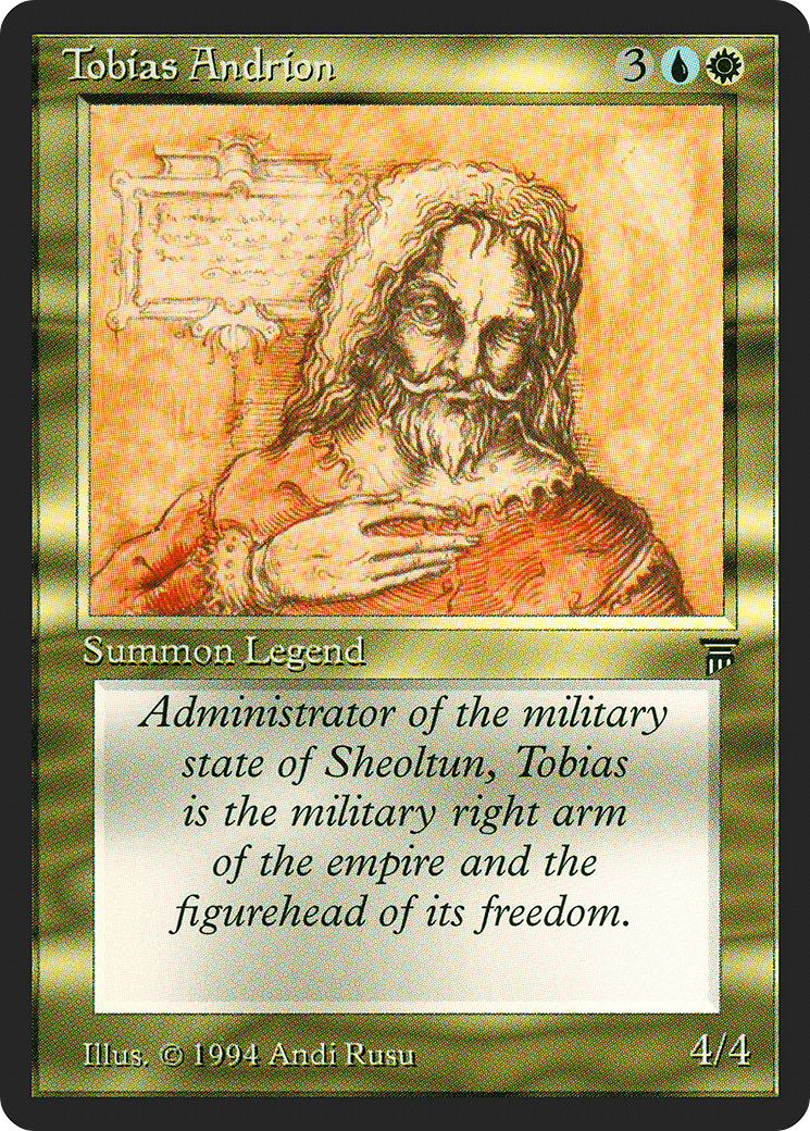 Tobias Andrion (LEG-264) [Oldschool] Legends MTG Single Wizards of the Coast