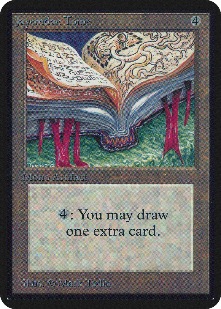 Jayemdae Tome (LEA-254) [Oldschool] Limited Edition Alpha MTG Single Wizards of the Coast
