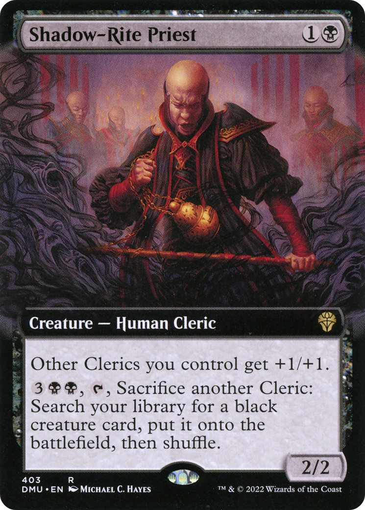 Shadow-Rite Priest (DMU-403) [Dominaria United] (Extended Art) MTG Single Wizards of the Coast