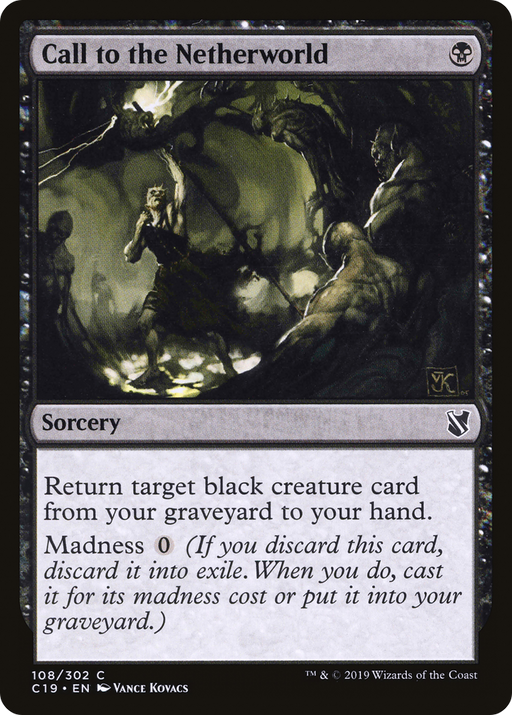 Call to the Netherworld (C19-108) [Commander 2019] MTG Single Wizards of the Coast
