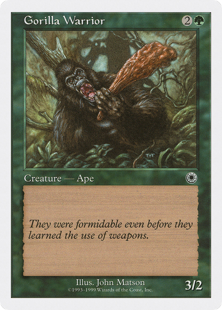 Gorilla Warrior (BRB-) [Misc] Battle Royale Box Set MTG Single Wizards of the Coast