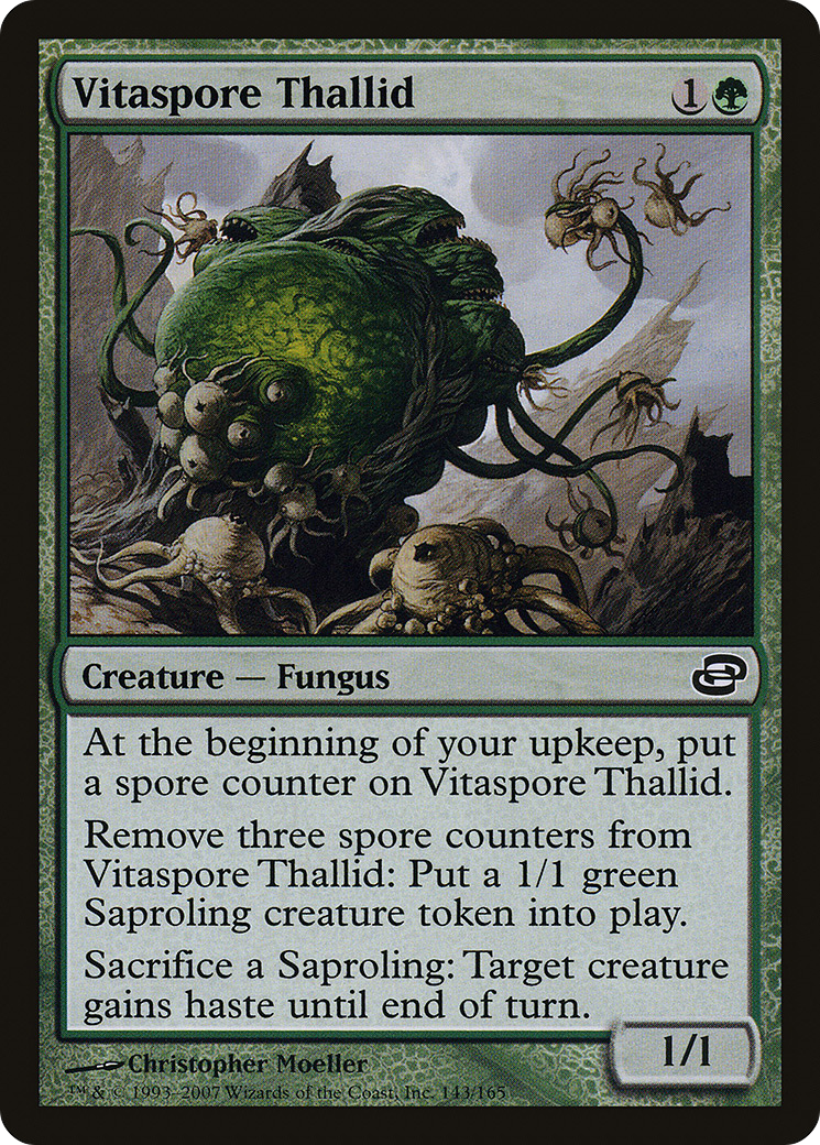 Vitaspore Thallid (PLC-143) [Planar Chaos] Foil MTG Single Planar Chaos