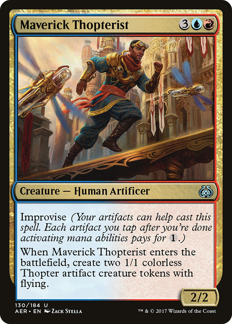 Maverick Thopterist (AER-130) [Aether Revolt] Foil MTG Single Wizards of the Coast