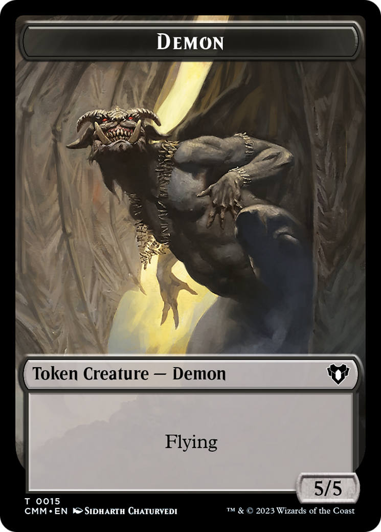 Demon (TCMM-015) [Tokens] Commander Masters Tokens MTG Single Wizards of the Coast