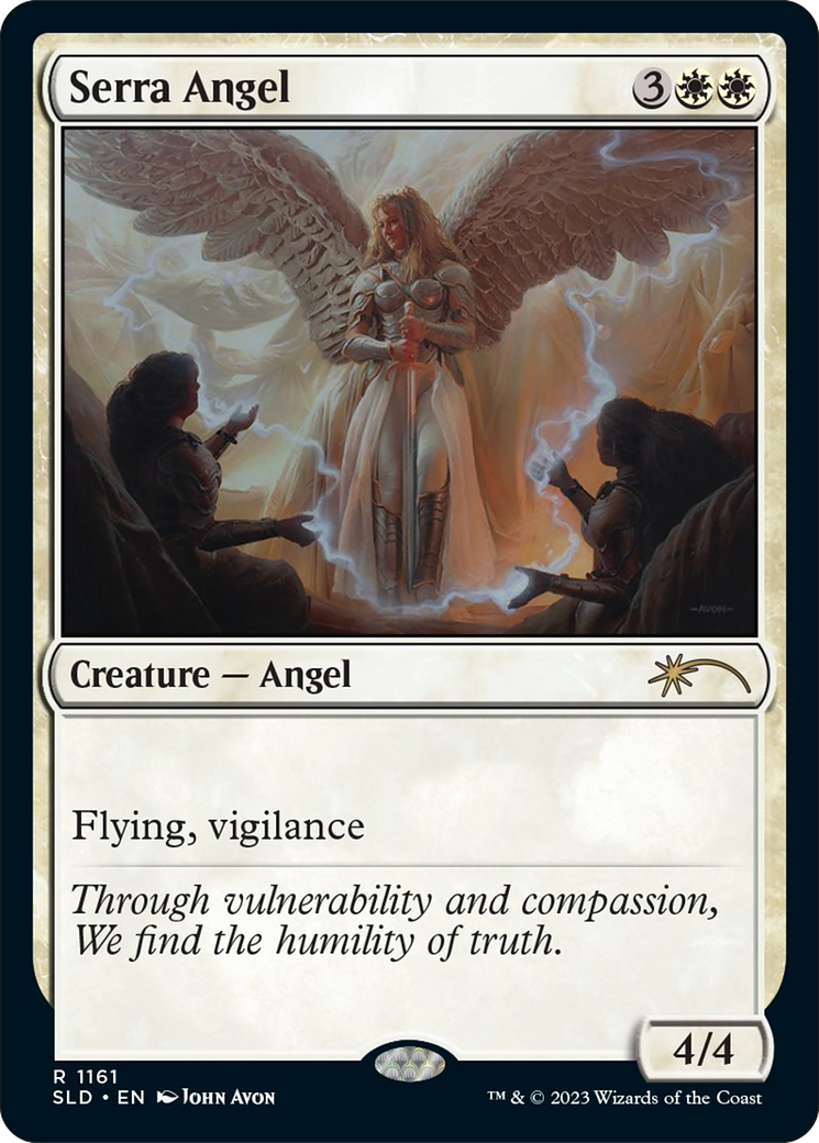 Serra Angel (SLD-1161) [Secret Lair] Drop Foil MTG Single Wizards of the Coast