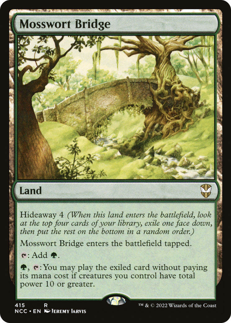 Mosswort Bridge (NCC-415) [New Capenna Commander] MTG Single Wizards of the Coast