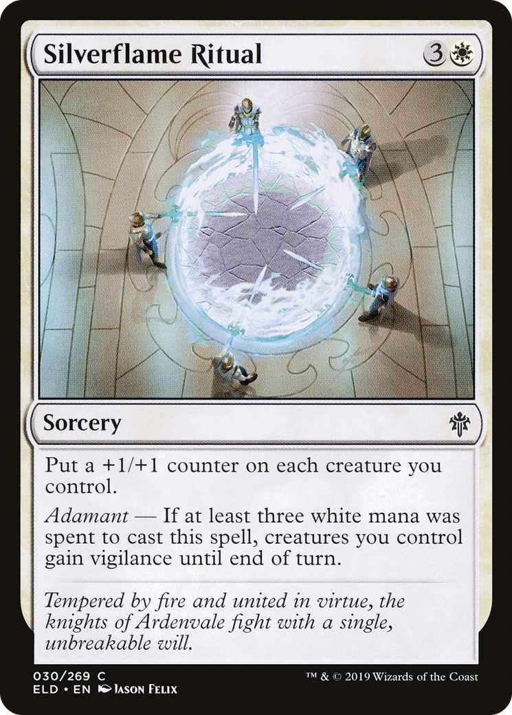 Silverflame Ritual (ELD-030) [Throne of Eldraine] MTG Single Wizards of the Coast