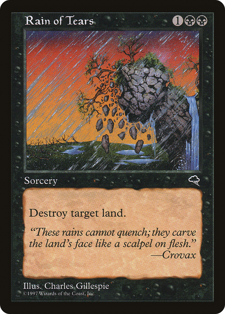 Rain of Tears (TMP-149) [Tempest] MTG Single Wizards of the Coast