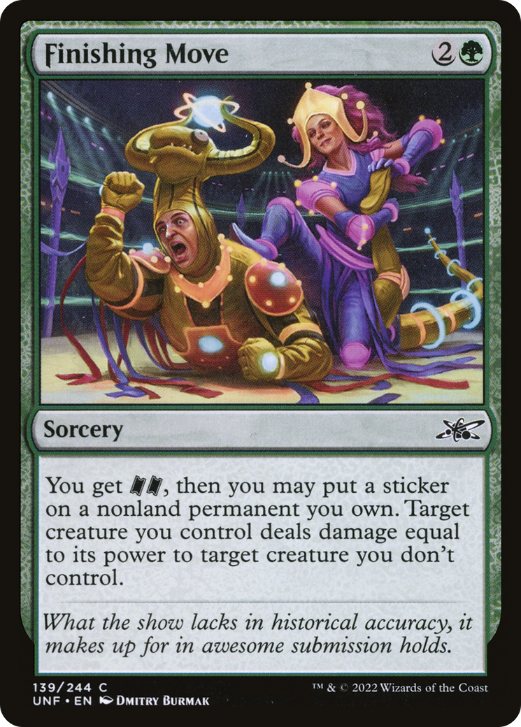 Finishing Move (UNF-139) [Unfinity] Foil MTG Single Wizards of the Coast