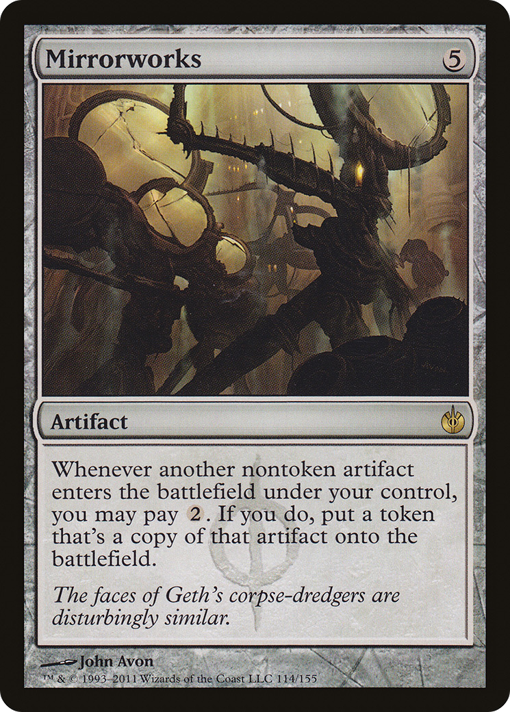 Mirrorworks (MBS-114) [Mirrodin Besieged] MTG Single Wizards of the Coast