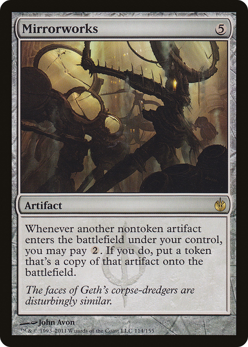 Mirrorworks (MBS-114) [Mirrodin Besieged] MTG Single Wizards of the Coast