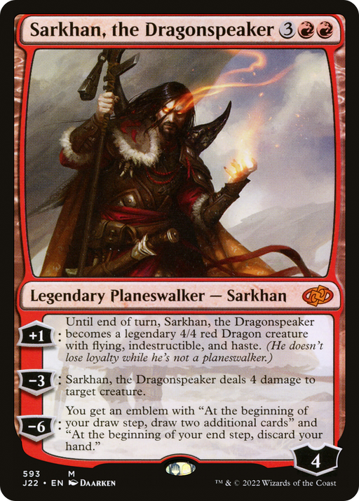Sarkhan, the Dragonspeaker (J22-593) [Jumpstart 2022] MTG Single Wizards of the Coast