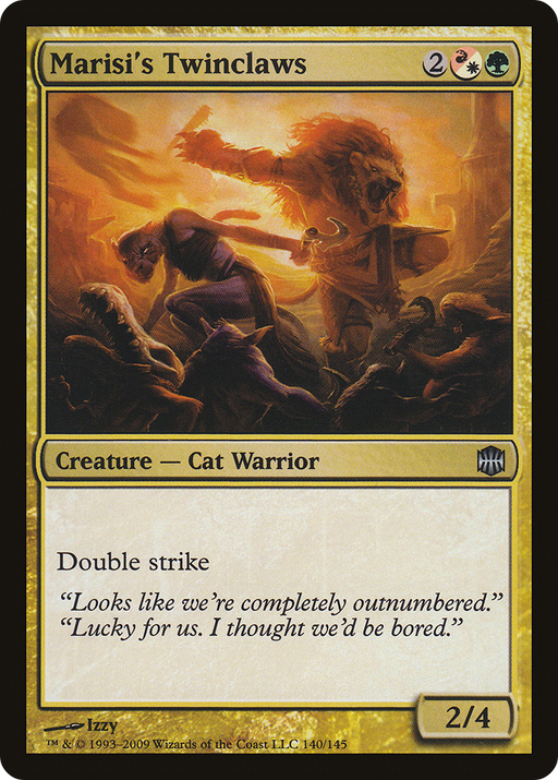 Marisi's Twinclaws (ARB-140) [Alara Reborn] MTG Single Wizards of the Coast