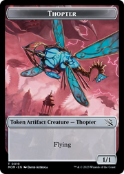 Treasure (20) // Thopter Double-Sided Token [Tokens] March of the Machine Tokens MTG Single Magic: The Gathering