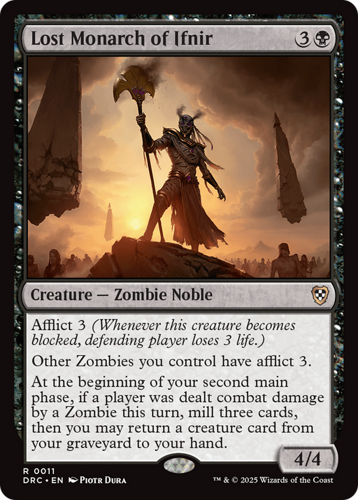 Lost Monarch of Ifnir (DRC-011) [Aetherdrift Commander] MTG Single Wizards of the Coast