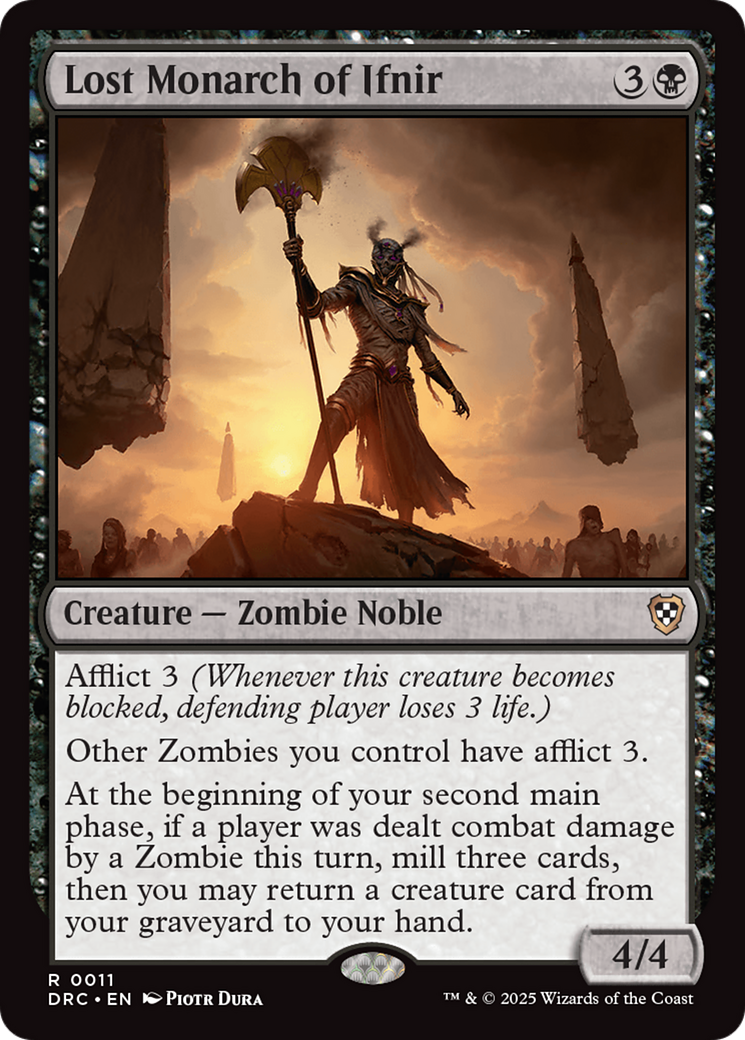 Lost Monarch of Ifnir (DRC-011) [Commander: Aetherdrift] MTG Single Wizards of the Coast
