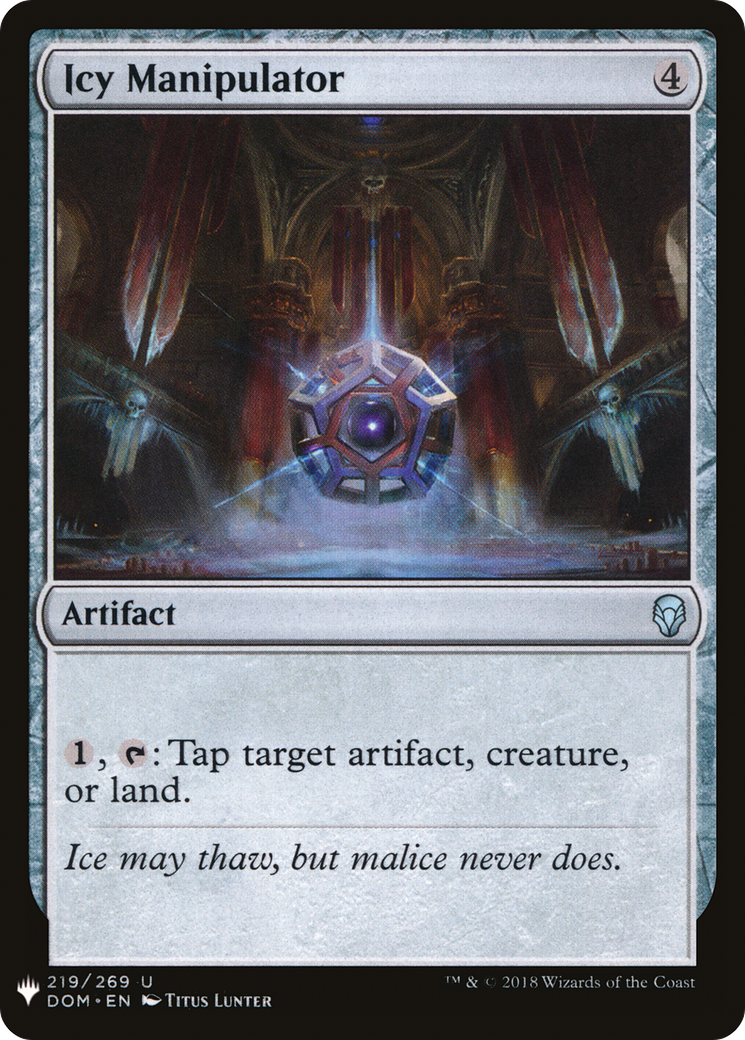 Icy Manipulator (LIST-DOM-219) [Mystery Booster] The List MTG Single Wizards of the Coast