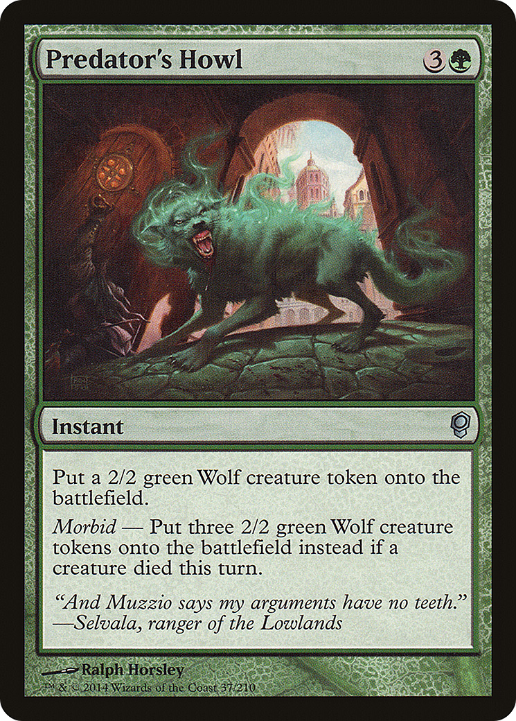 Predator's Howl (CNS-037) [Conspiracy] MTG Single Wizards of the Coast