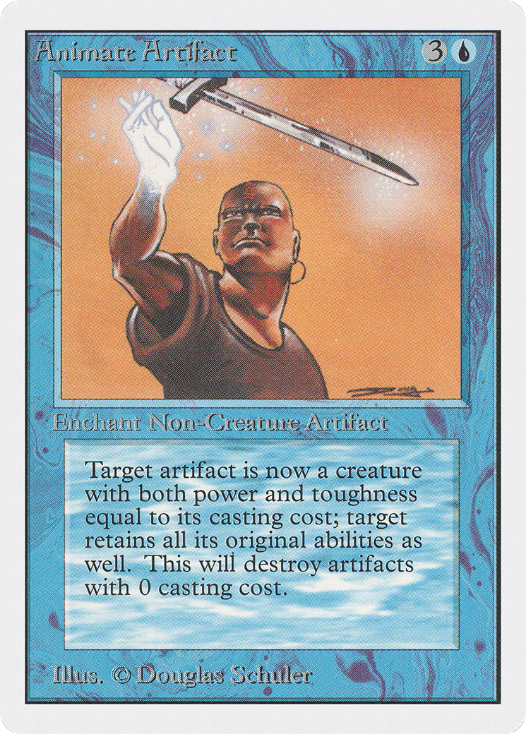 Animate Artifact (2ED-049) [Oldschool] Unlimited Edition MTG Single Wizards of the Coast