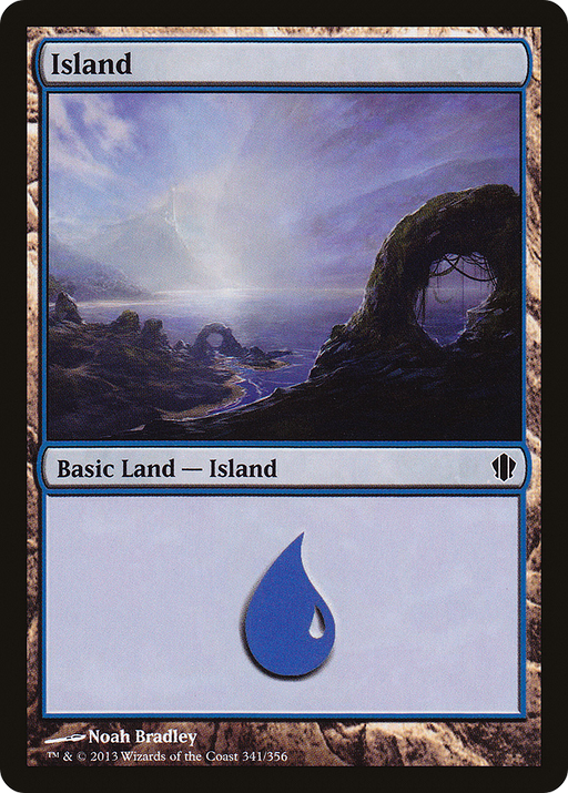 Island (C13-341) [Commander 2013] MTG Single Wizards of the Coast