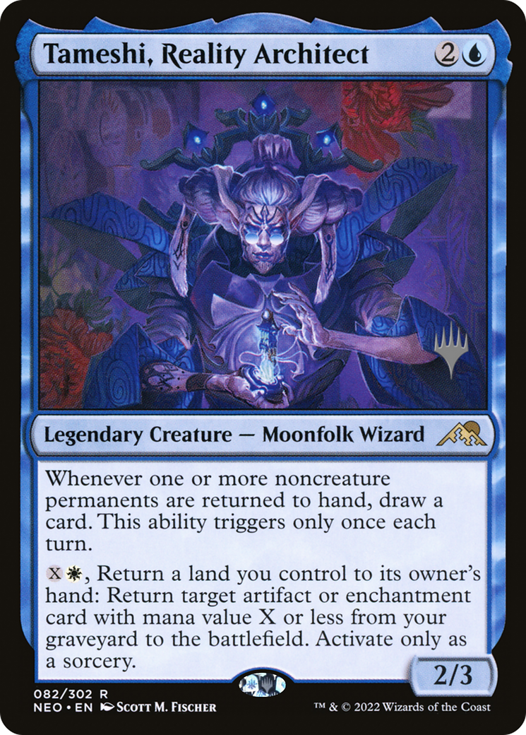 Tameshi, Reality Architect (PPNEO-082) [Kamigawa: Neon Dynasty Promos] Foil MTG Single Wizards of the Coast