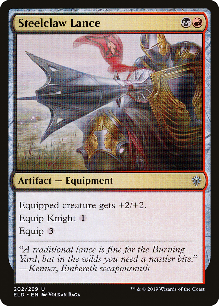 Steelclaw Lance (ELD-202) [Throne of Eldraine] MTG Single Wizards of the Coast
