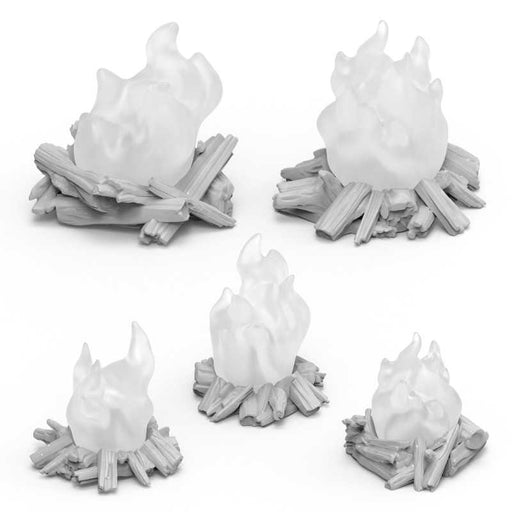 Green Stuff World: 3D printed set - Campfires for 3mm LEDs 1:48-1-35 Model Tools & Glue Green Stuff World
