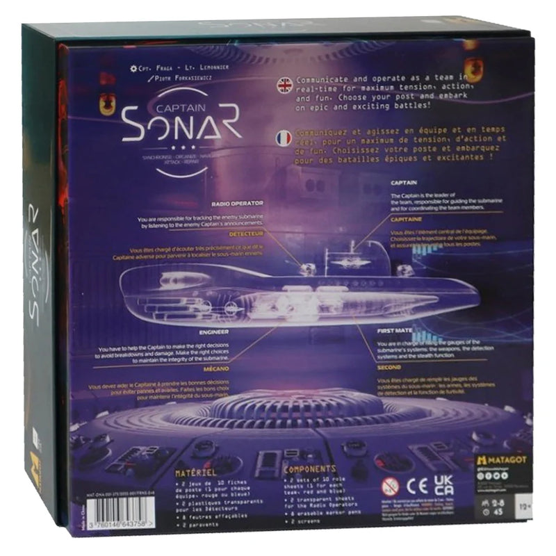 Captain Sonar Board Games Asmodee