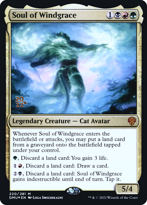 Soul of Windgrace (PRE-220) [Dominaria United Promos] Foil MTG Single Wizards of the Coast