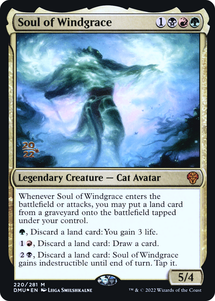 Soul of Windgrace (PRE-220) [Dominaria United Promos] Foil MTG Single Wizards of the Coast