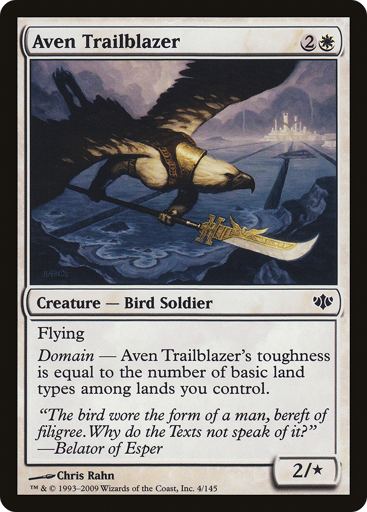 Aven Trailblazer (CON-004) [Conflux] Foil MTG Single Wizards of the Coast